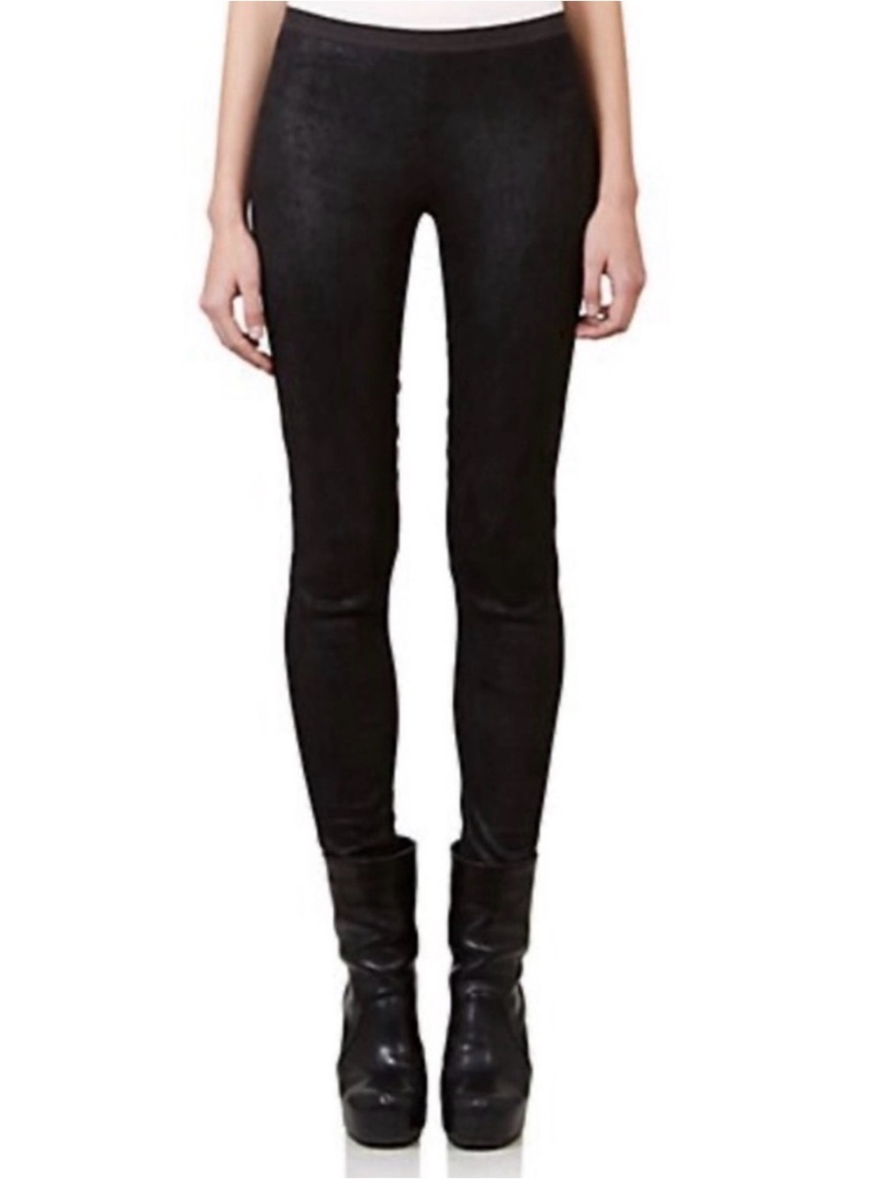 Rick Owens Stretch Leather Blend Leggings